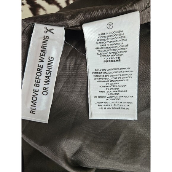 ladies MICHAEL KORS dress size 10 NWT Animal Print Open Back With Belt - Picture 7 of 10